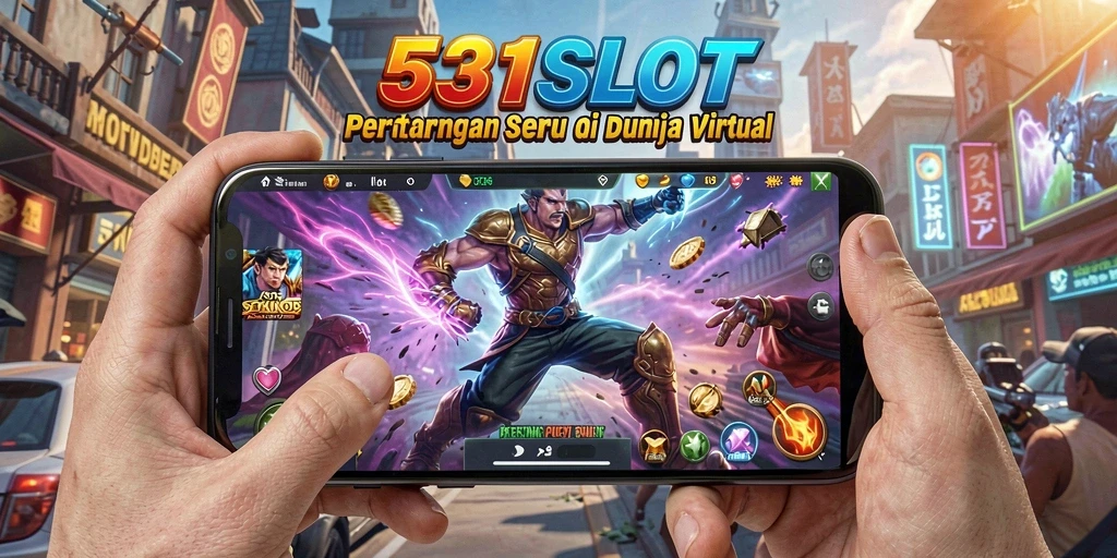 Tangkapan layar menunjukkan pertarungan seru di game Fighting 531SLOT.