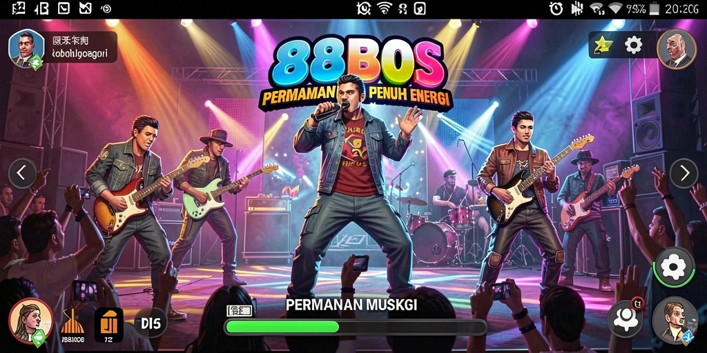 Tampilan menarik dari gameplay interaktif 88BOS.