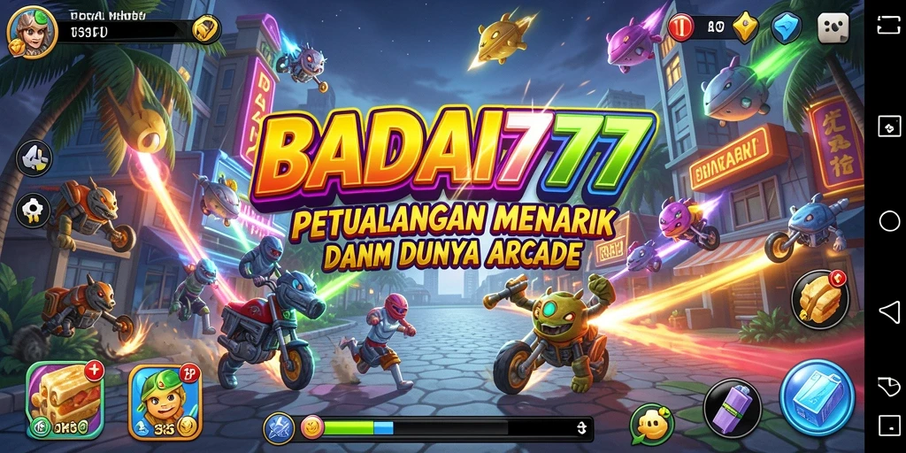 Tampilan gameplay seru BADAI777 yang mengasyikkan.