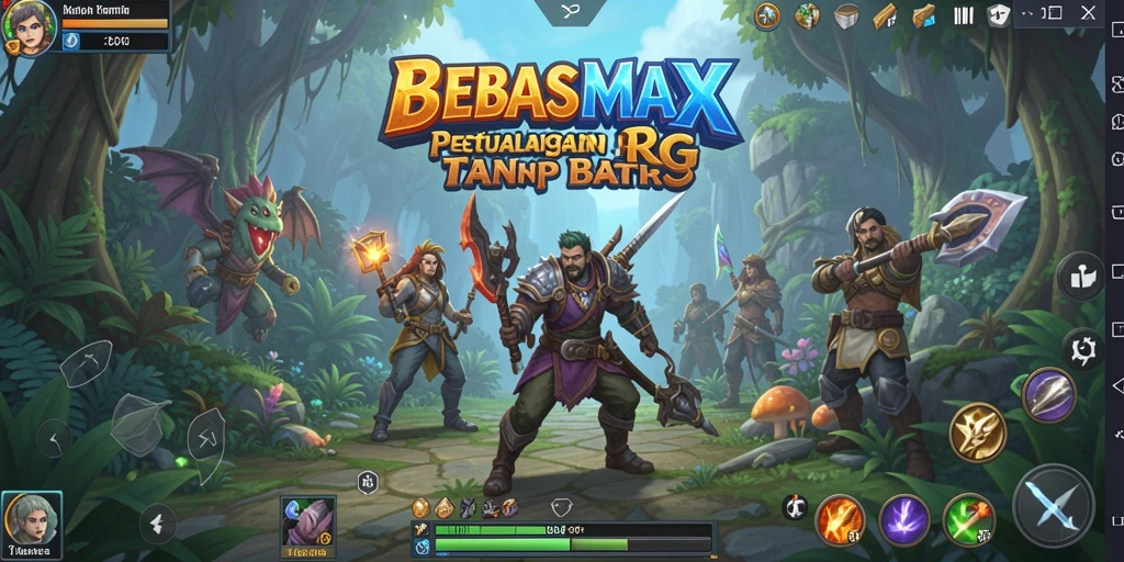Tampilan gameplay BEBASMAX yang mendebarkan dan penuh aksi.