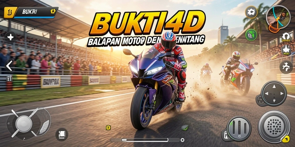 Tampilan aksi balapan motor yang mendebarkan dalam BUKTI4D.