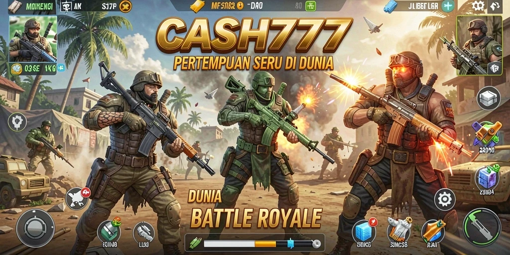 Gameplay menarik di arena pertarungan dalam CASH777.