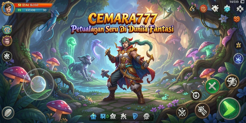 Tampilan gameplay seru dan menarik di dunia petualangan CEMARA777.