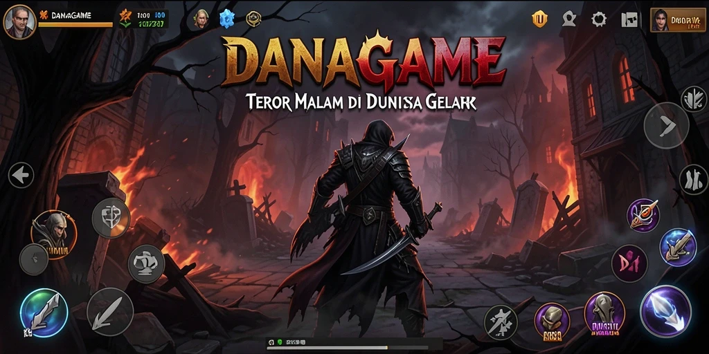 Tampilan menakutkan dari gameplay <strong>DANAGAME</strong> yang penuh ketegangan.