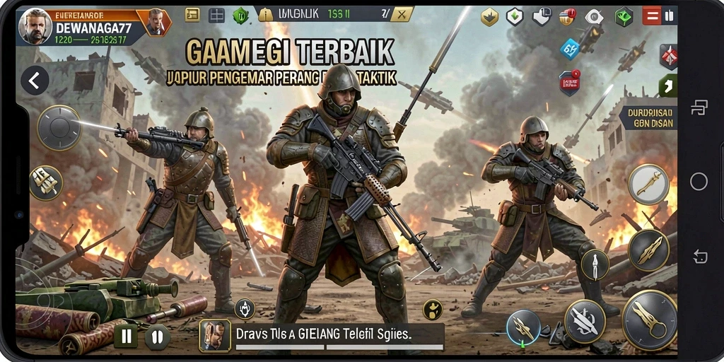 Tampilan gameplay mendebarkan di DEWANAGA77 dengan strategi yang canggih.