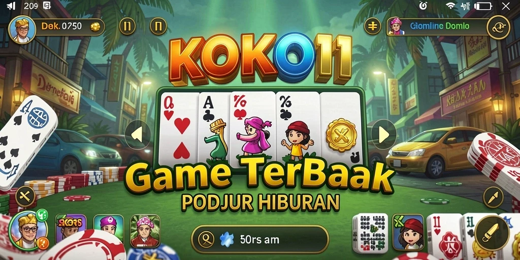 Tampilan gameplay KOKO11 yang menarik dan interaktif untuk game Domino.