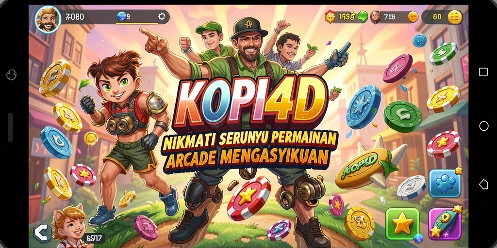 Tampilan gameplay KOPI4D yang seru dan menegangkan.