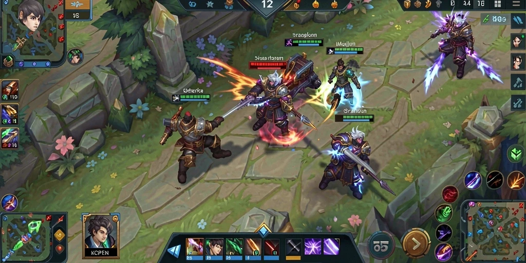 Gambaran menarik dari gameplay penuh aksi LKOPEN.