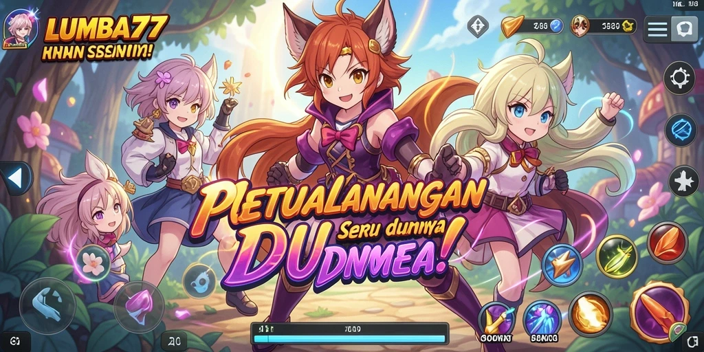 Tampilan gameplay LUMBA77 yang epik dan penuh aksi.