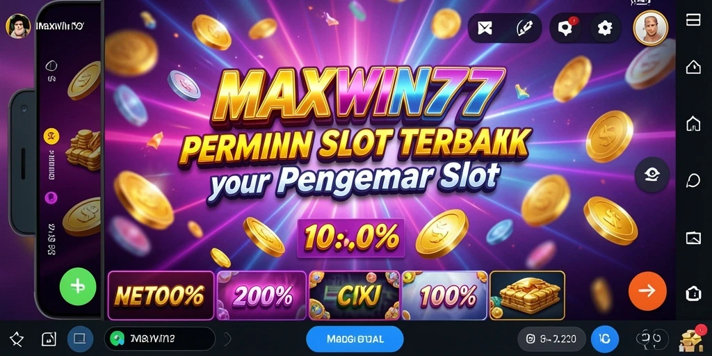Tampilan menarik gameplay Slot MAXWIN77 di layar Anda.