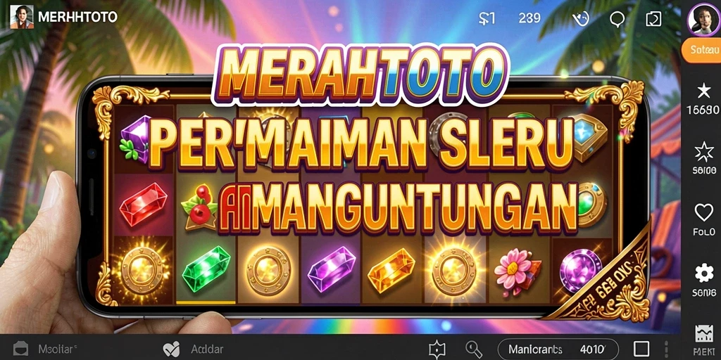 Tampilan gameplay menarik dari permainan slot MERAHTOTO.