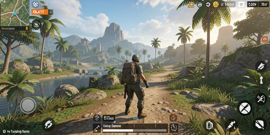 Gameplay OLX17 yang menakjubkan di dunia terbuka.