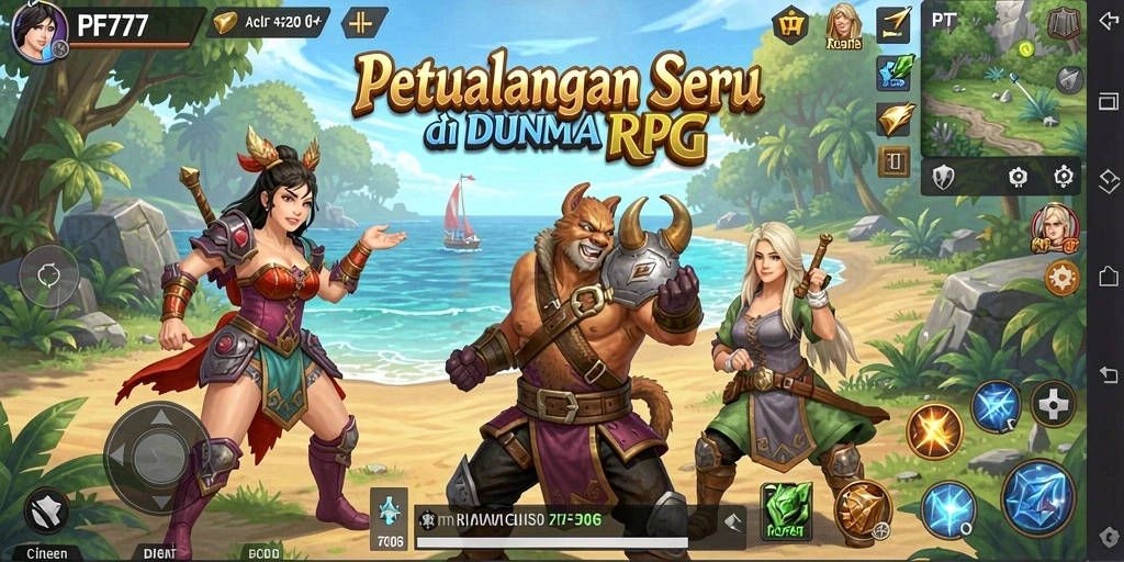 Tampilan gameplay <strong>PF777</strong> yang mendebarkan di dunia RPG.