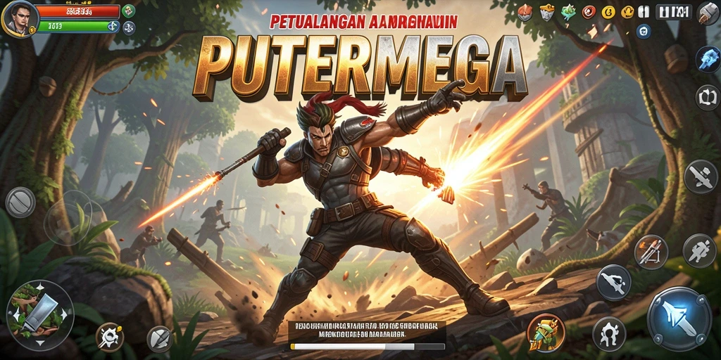 Gameplay seru dengan aksi mendebarkan di PUTERMEGA.