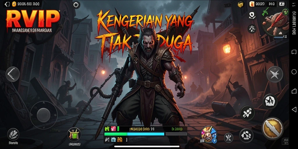 Gameplay RVIP menampilkan suasana Horror yang mencekam.