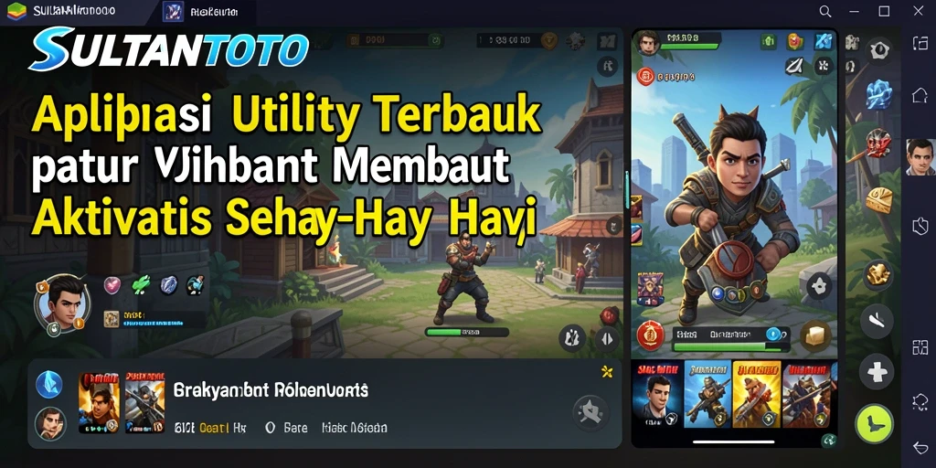 Tampilan antarmuka SULTANTOTO yang intuitif dan modern.
