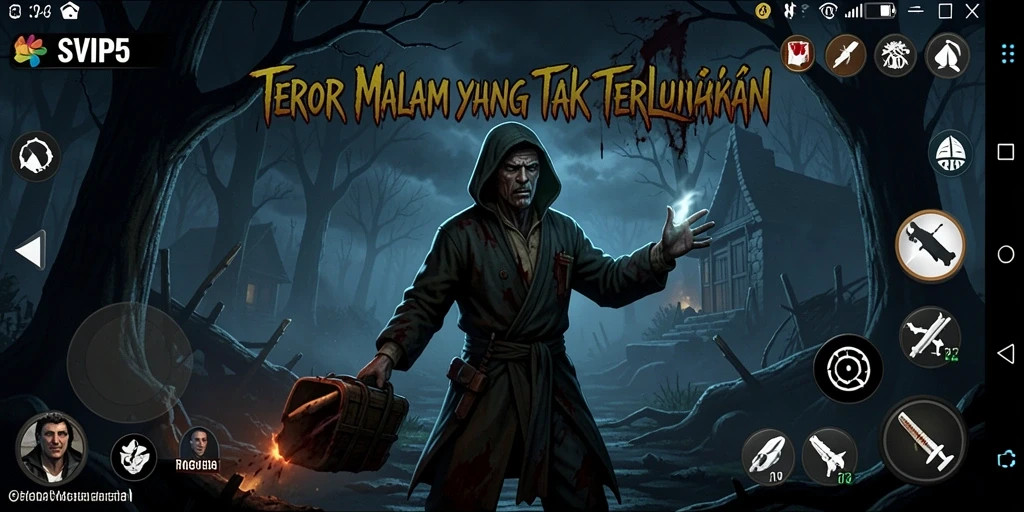 Gameplay SVIP5 dengan suasana Horror yang mencekam.