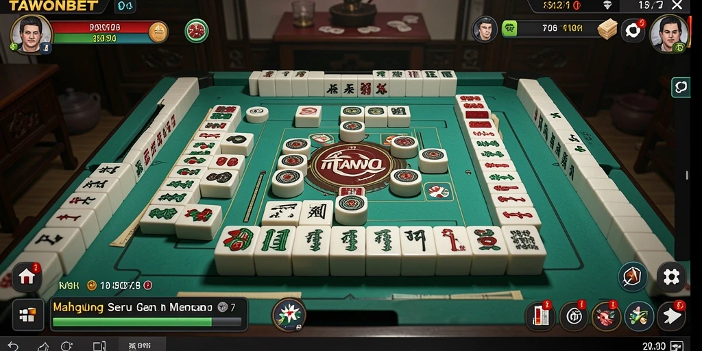 Screenshot menampilkan gameplay seru dari TAWONBET Mahjong.