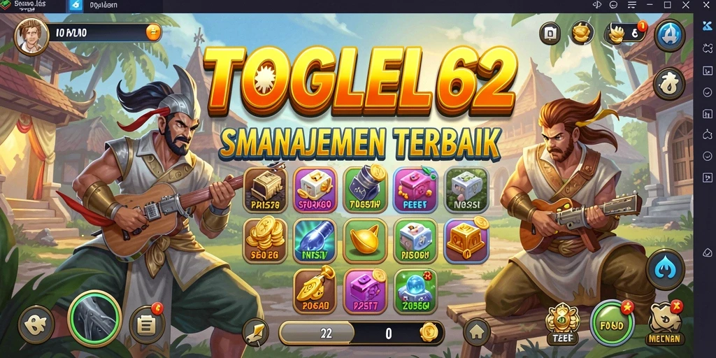 Tampilan gameplay seru TOGEL62 dengan manajemen strategi yang mendalam.