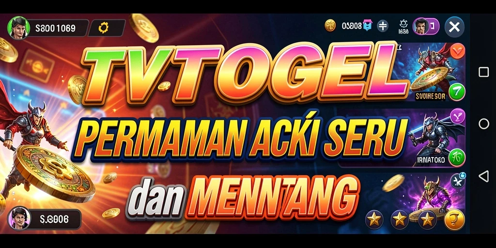Tampilan gameplay menegangkan dari TVTOGEL dengan aksi seru.
